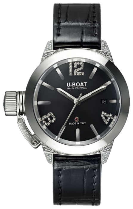 Wrist watch U-BOAT CLASSICO 40 SS WHITE DIAMONDS for Men - picture, photo, image